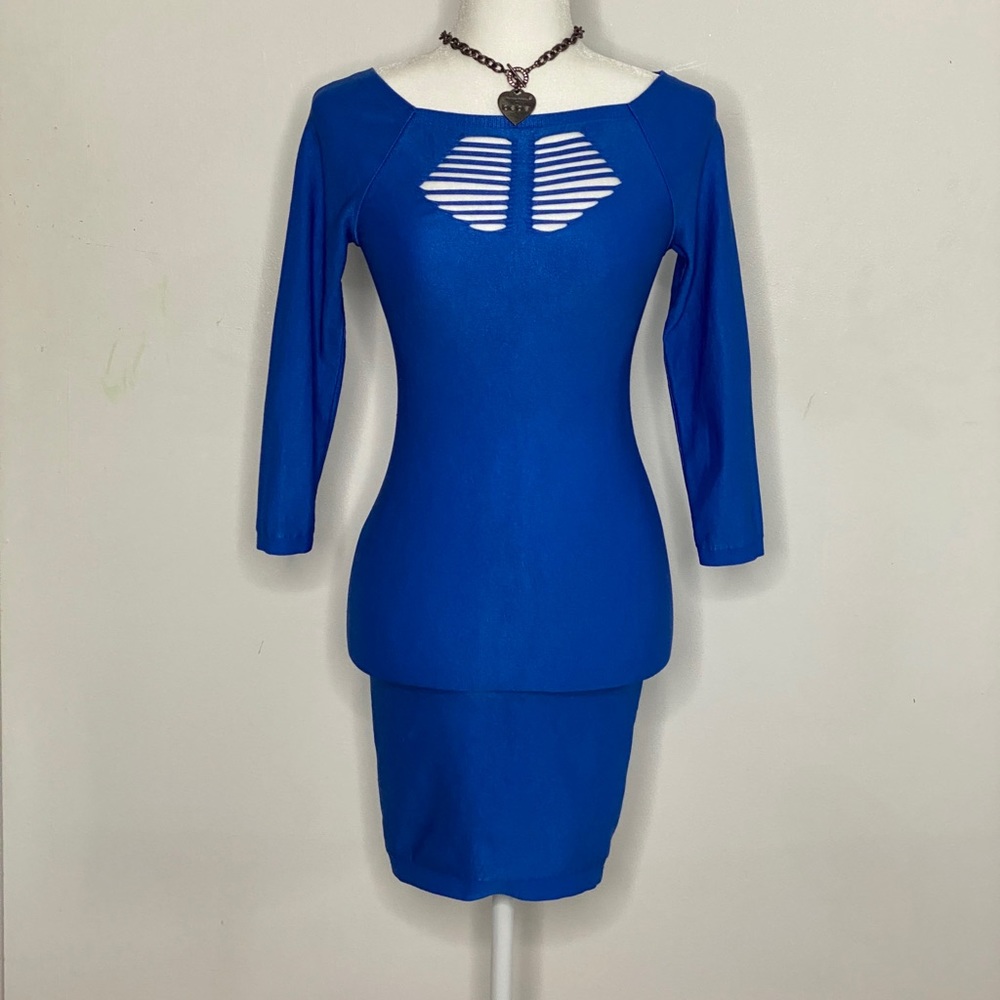 BEBE - Royal Blue Stretchy Dress 💙